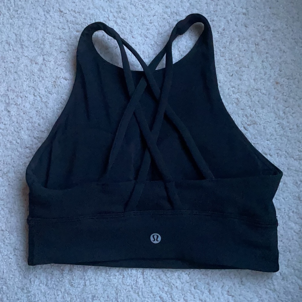 Lululemon high neck crop top